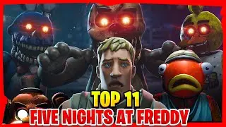 🐻 best 11 FNAF maps in CREATIVE 2.0- fortnite fnaf map code 🎮