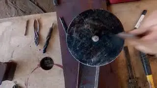 Самодельный станок для холодной ковки металла.