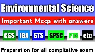 environmental science mcqs | preparation for all jobs | science & technology | sindh police