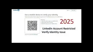 How to UnBlock Restricted Linkedin Account || Linkedin Account Restricted Verify Identity Issue 2023
