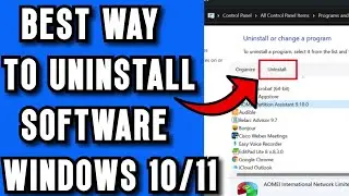 NEW! Best way to uninstall any software in windows 10/11 | FULL GUIDE