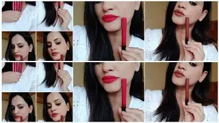 Maybelline New York colour sensational ultimattes lipstick Swatches