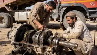 I'm an Afghan Mechanic and I'm About to Blow Your Mind! || Mercedes Transmission Rebuilding Process