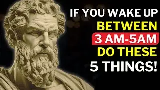 WHY GOD WAKES YOU UP AT 3 A.M. 🗝️ The Divine Secret Revealed | Stoic Philosophy