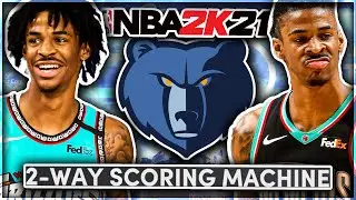 BEST JA MORANT BUILD IN 2K21 NEXT GEN! | BEST ATHLETIC BUILD IN NBA 2K21!