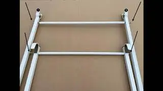 Pull up bar foldable for wall bars.Installation