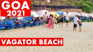 Goa 2021 | Vagator Beach - North Goa | Watersports / Shacks | Goa Vlog |