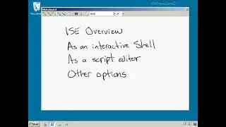 POWERSHELL : ISE and Script Editor