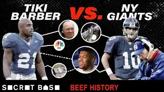 Tiki Barber beefed so much with the Giants that everyone forgot how great he was