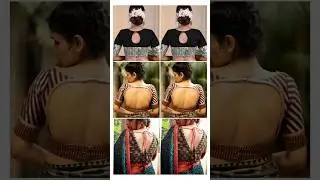 Back Neck Blouse Designs//Back side Blouse//Gol gala Design