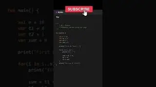 #4 | Kotlin Tutorial | Fibonacci Series using For Loop