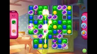HomeScapes Level 1497 no boosters (14 moves)