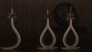 P3D Legendery Swords 3D Models