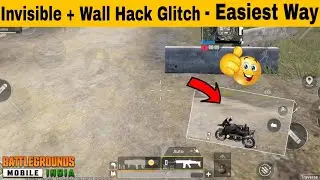 SMALL+INVISIBLE CHARACTER GLITCH IN BGMI (PUBGM) || THE EASIEST WAY TO DO ANT MAN GLITCH