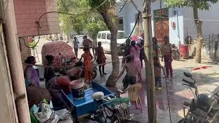 Holi Mai kapde faad diye  reaction vlog 06  #biker #public #publicreaction #girl #holi #holivlog