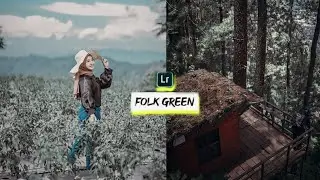 Tutorial membuat Folkgreen di aplikasi Lightroom | free preset xmp & dng
