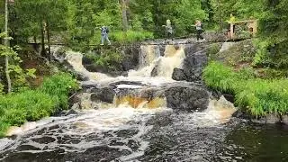 Тур Вся Карелия: горный парк Рускеала, водопады Ахвенкоски.