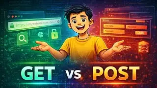 GET vs POST HTTP Methods 🔥 Explained for Beginners