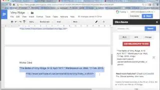 EasyBib Tutorial