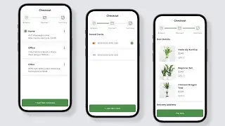 Checkout Page - Plant Shop - Flutter UI | Speed Code