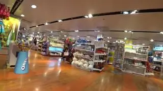 Tallink, cruise ship MS Isabelle, DAN elevator + short walk inside tax free shop