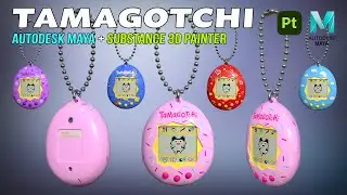 Tamagotchi | Autodesk Maya + Substance 3D Painter
