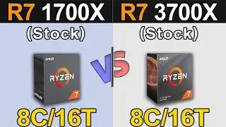 Ryzen 7 1700X Vs. Ryzen 7 3700X | 1080p and 1440p Gaming Benchmarks