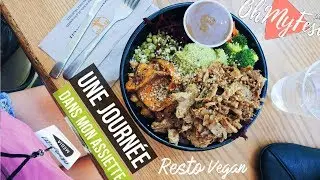 JOURNÉE DANS MON ASSIETTE RESTO VEGAN | Bol Végétalien Haricots Germés + Shirataki Konkac Noodles