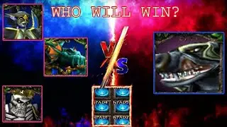 DOTA 1vs1 MORTRED_KING LEORIC_SLARDAR_VS_URSA WARRIOR  (WHO WILL WIN?) (level 25)