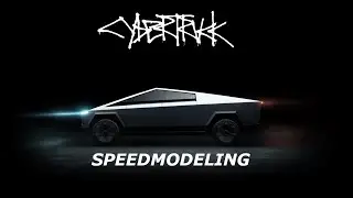 Blender 2.8 | Tesla Cybertruck Modeling (Speedmodeling)
