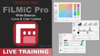 TRAILER: FiLMiC Pro; WHITE BALANCE, CURVE & COLOR CONTROL — PhotoJoseph's Live Training 1903