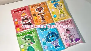 💛paper diy💛 INSIDE OUT 2 Blind Bags opening | ASMR | applefrog
