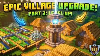🏡Minecraft Village 3  HOURS (Timelapse Transformation!) ✨