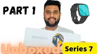 A2376 smartwatch unboxing in hindi | apple logo watch like series 7? Part 1