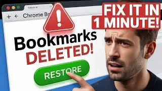 How To Restore Deleted Bookmarks Folder In Google Chrome (Quick & Easy)