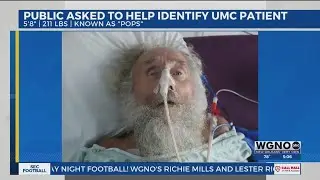 New Orleans’ University Medical Center trying to identify injured man
