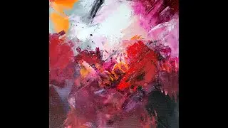 Easy Abstract Painting ideas for Beginners 🎨Catalyst Wedge #acrylicpainting #satisfying