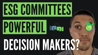 WHAT ROLE DO ESG COMMITTEES PLAY?