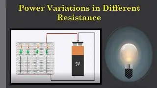 Power variations in different Resistance I Tinkercad - Circuit Design