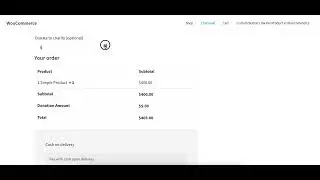 Add Donate Number Field To Checkout in WooCommerce