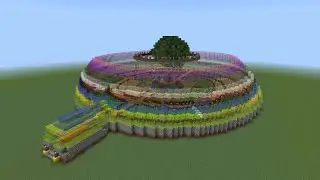 built a mega plantation in minecraft