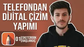 TELEFONDAN ÇİZİM YAPIMI - SKETCHBOOK EĞİTİM SERİSİ BAŞLANGIÇ