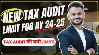 Tax Audit Limits for AY 2024 25