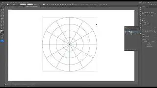 Polar Grid Tool in illustrator for Color Wheel