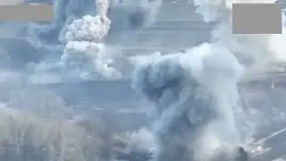 Footage of the destruction of Ukrainian units  in the Belgorod region