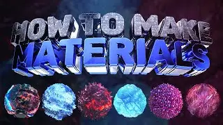 How to make MATERIALS in Cinema 4D for FREE!