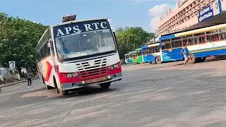 GUNTUR Bus Stand | Arrivals & Departures Rushing towords Guntur Bus Stand Terminal