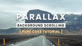 Pure CSS Parallax Scrolling  No JavaScript | HTML & CSS | CSS Animation Effects | Code4Education