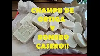 DIY Champu de ortiga y romero CASERO!!