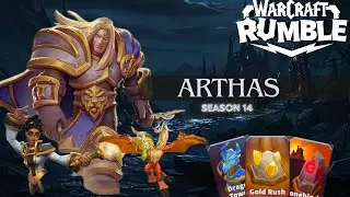 Warcraft Rumble PvP : Arthas The Lich king with Chimaera | Gold Rush | S14 D3